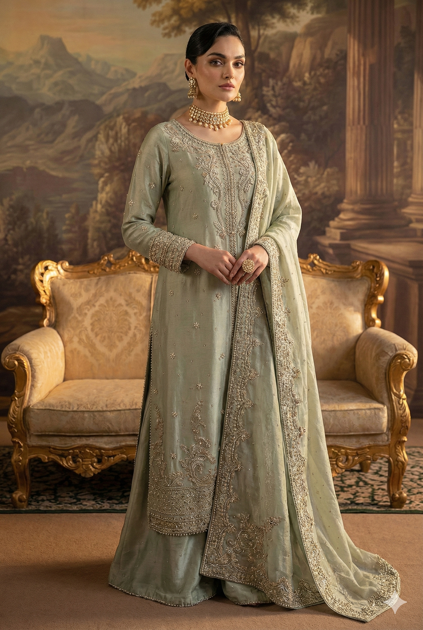 The Sage Heirloom Sharara