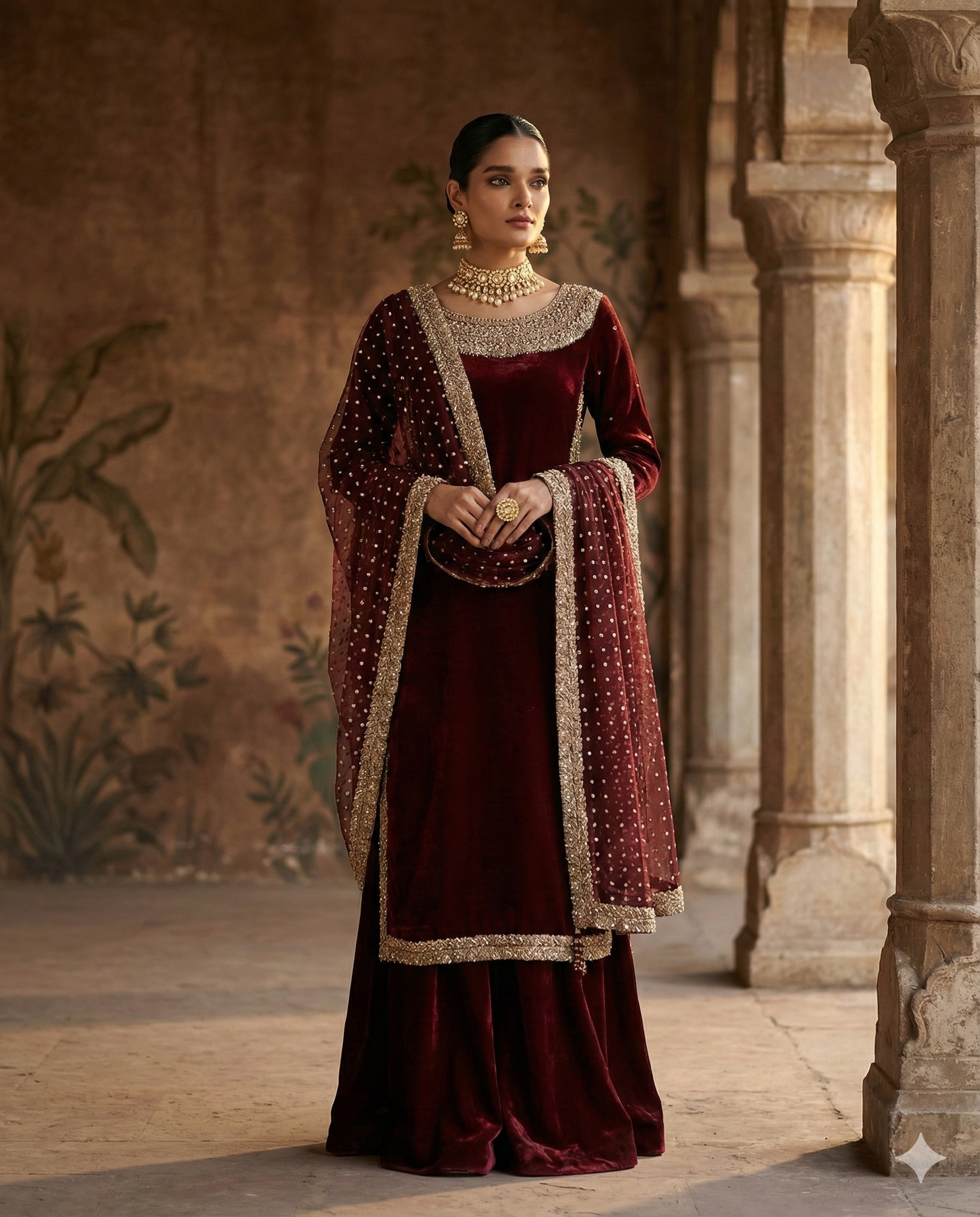 Luxe Sequin Sharara Set