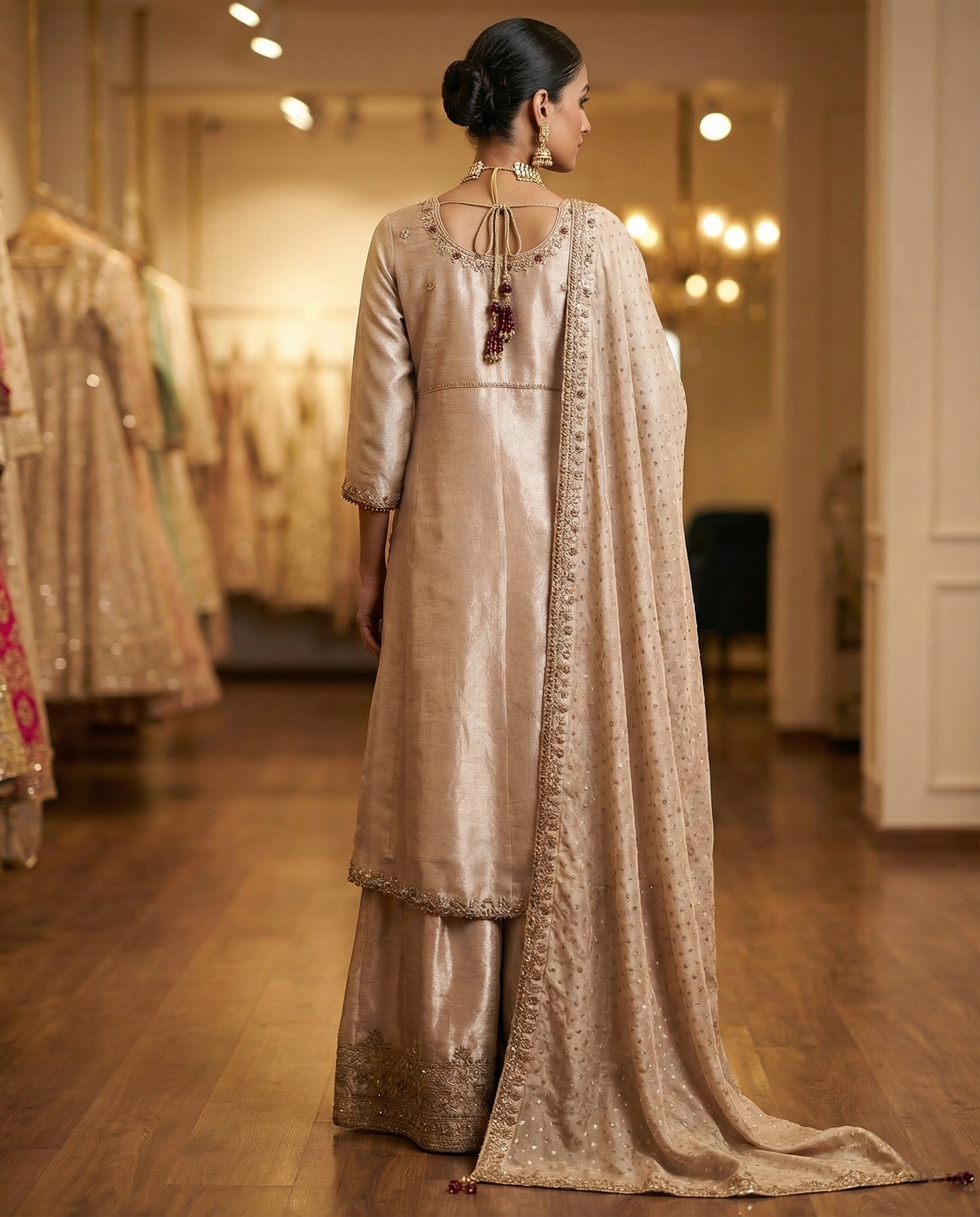 Champagne Luxe Gharara