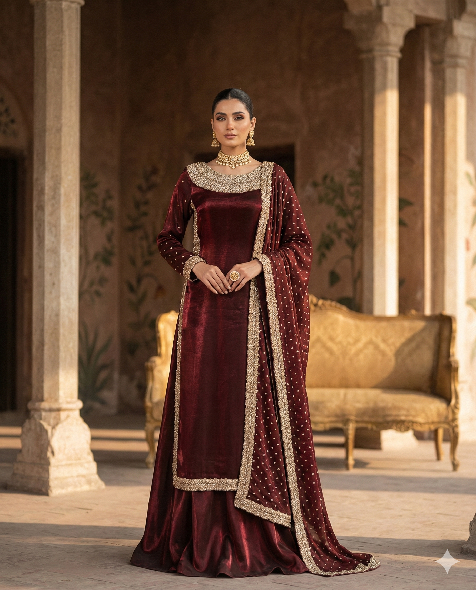 Luxe Sequin Sharara Set