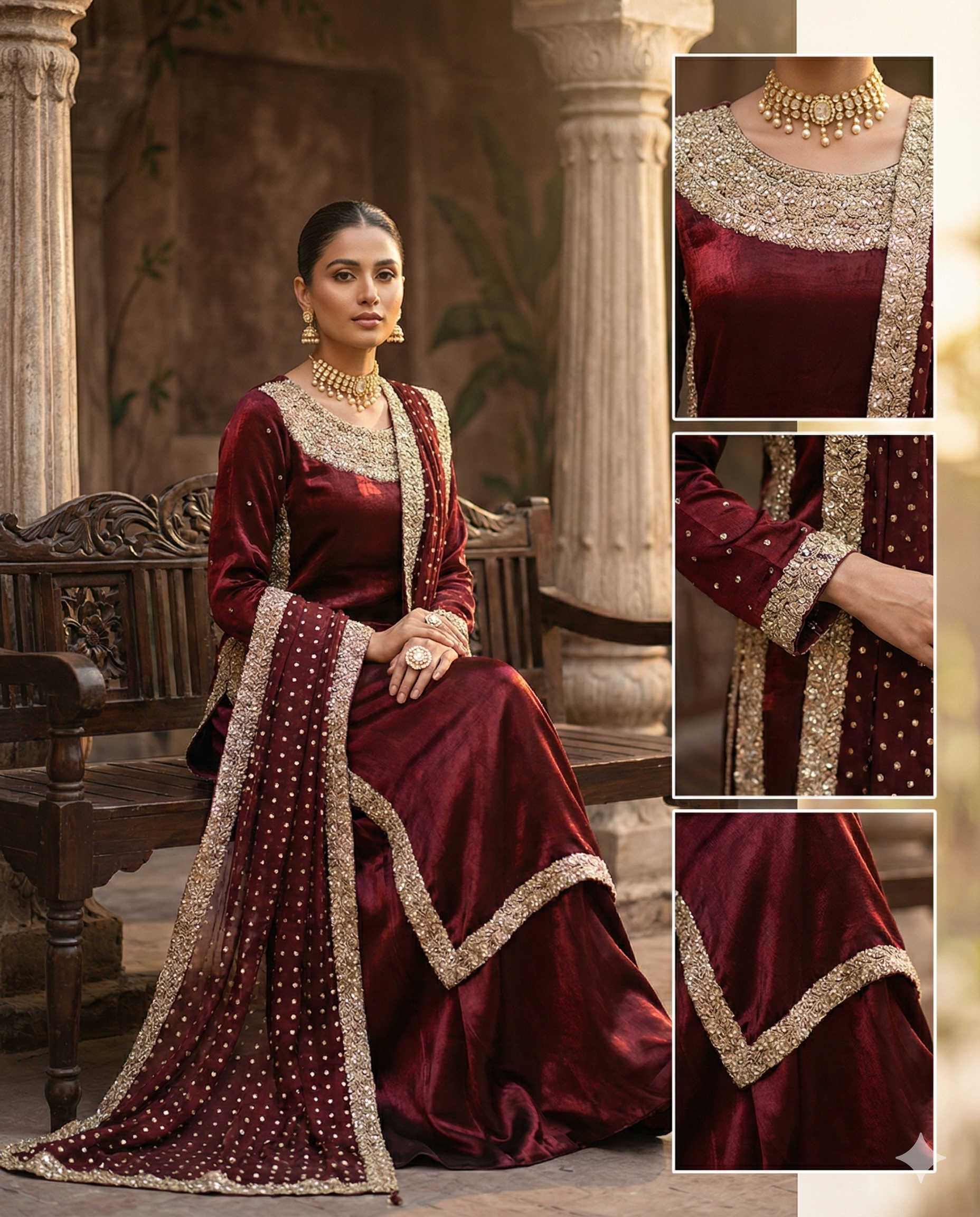 Luxe Sequin Sharara Set