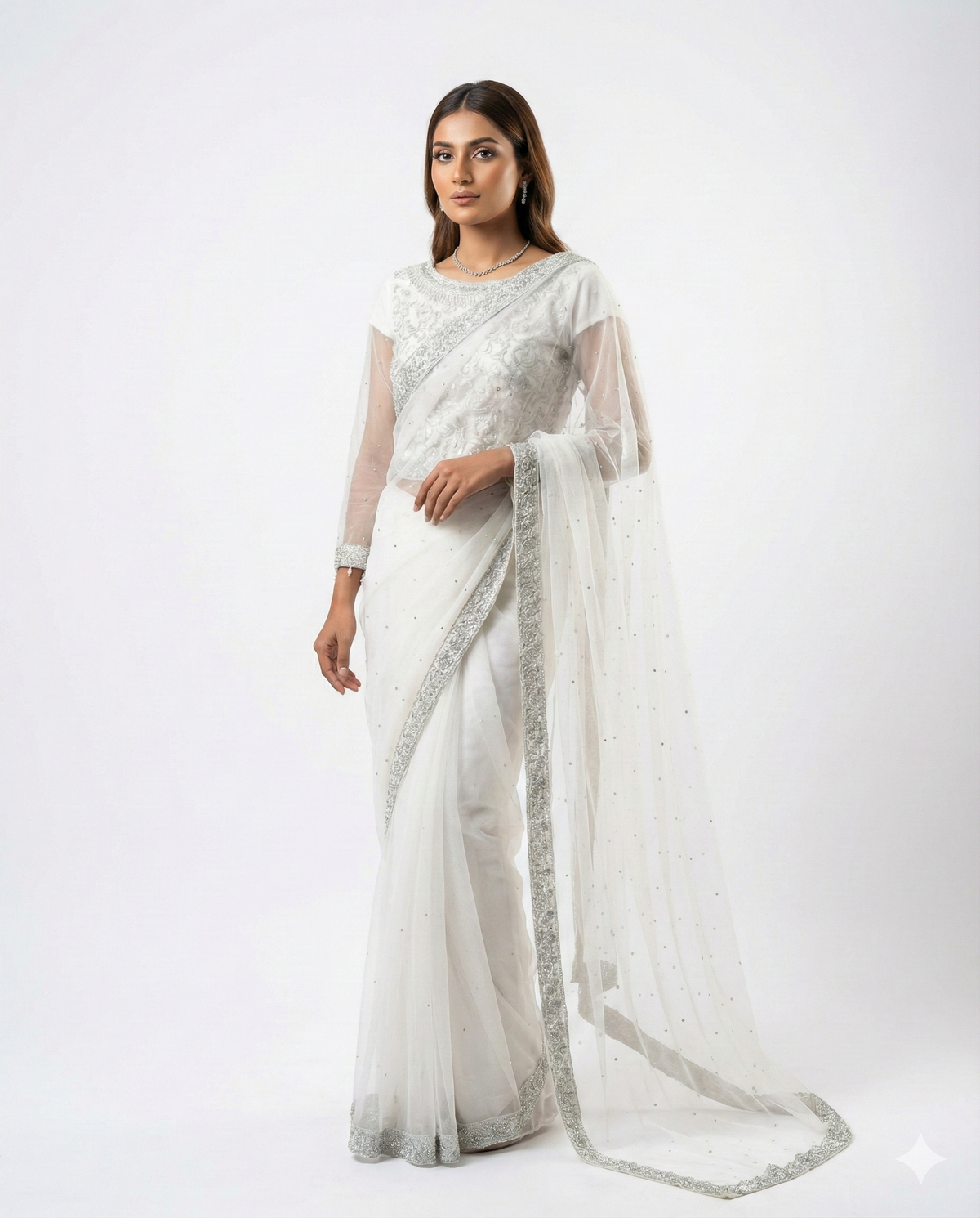 Shabnam Safaid - Moazzam Khan Couture