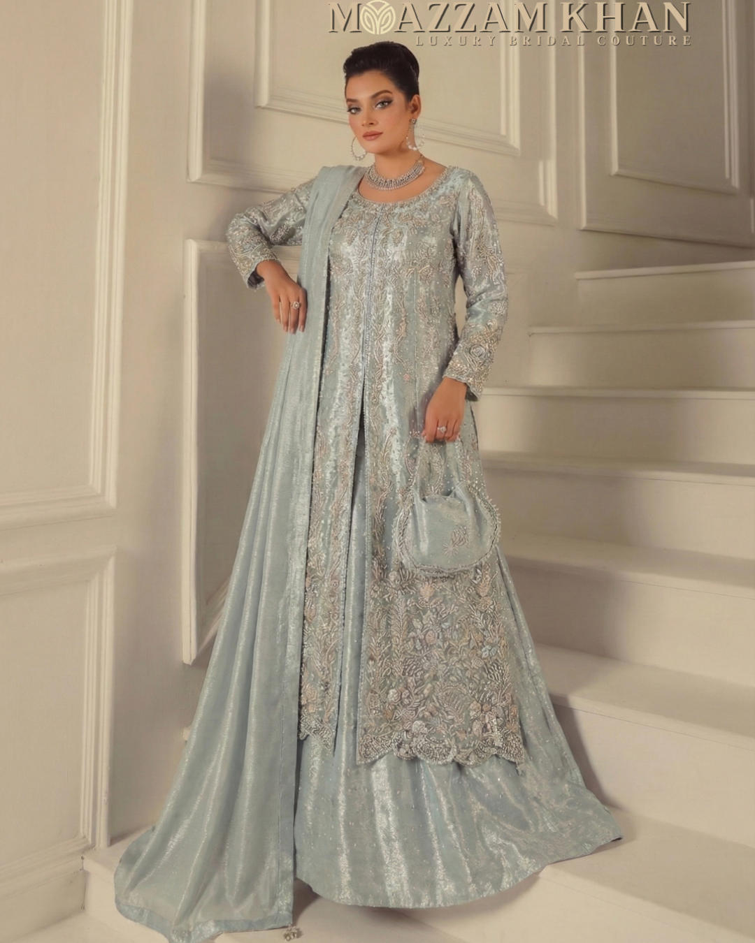 Blue Aura – Luxury Bridal Ensemble