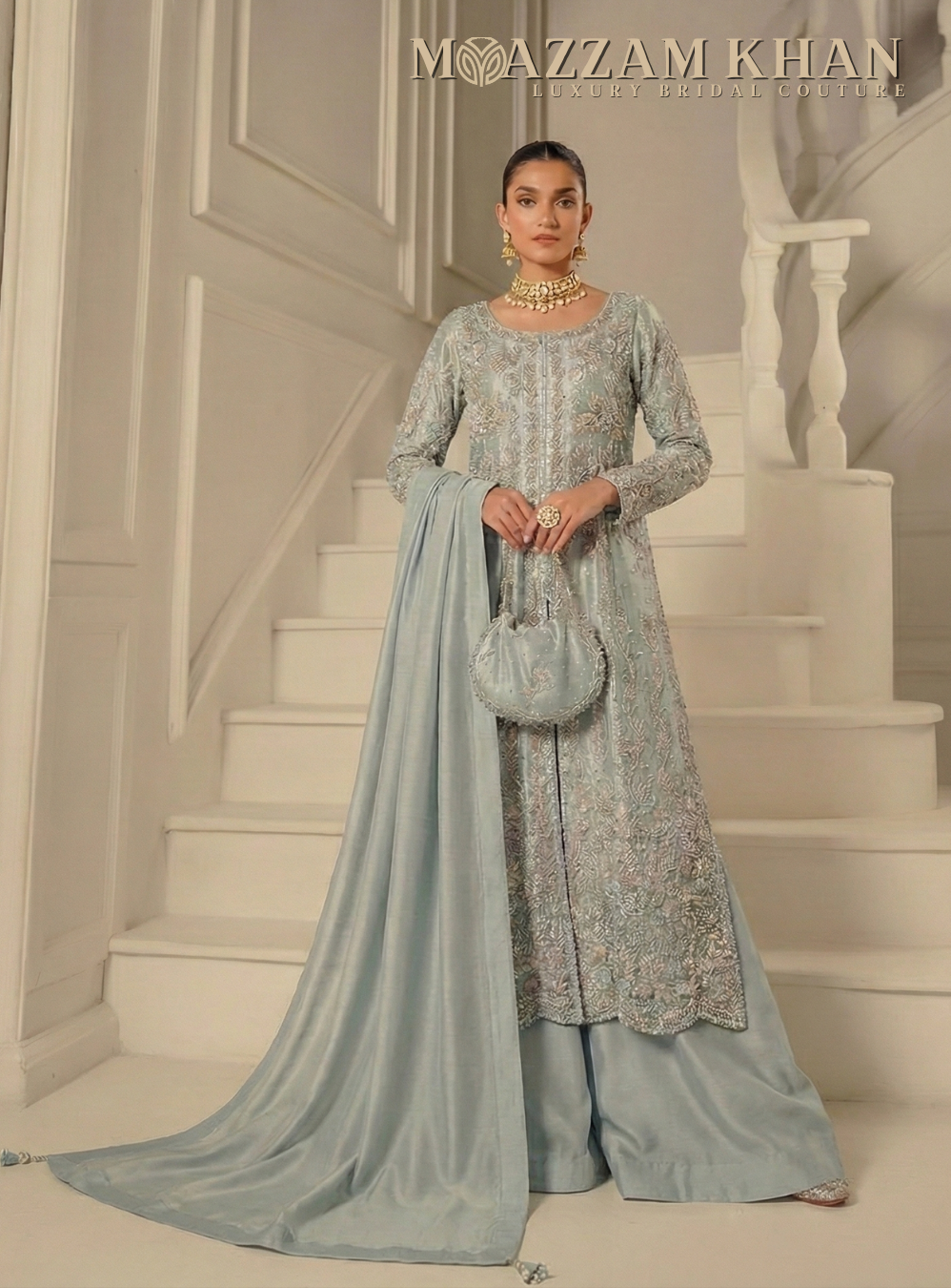 Blue Aura – Luxury Bridal Ensemble